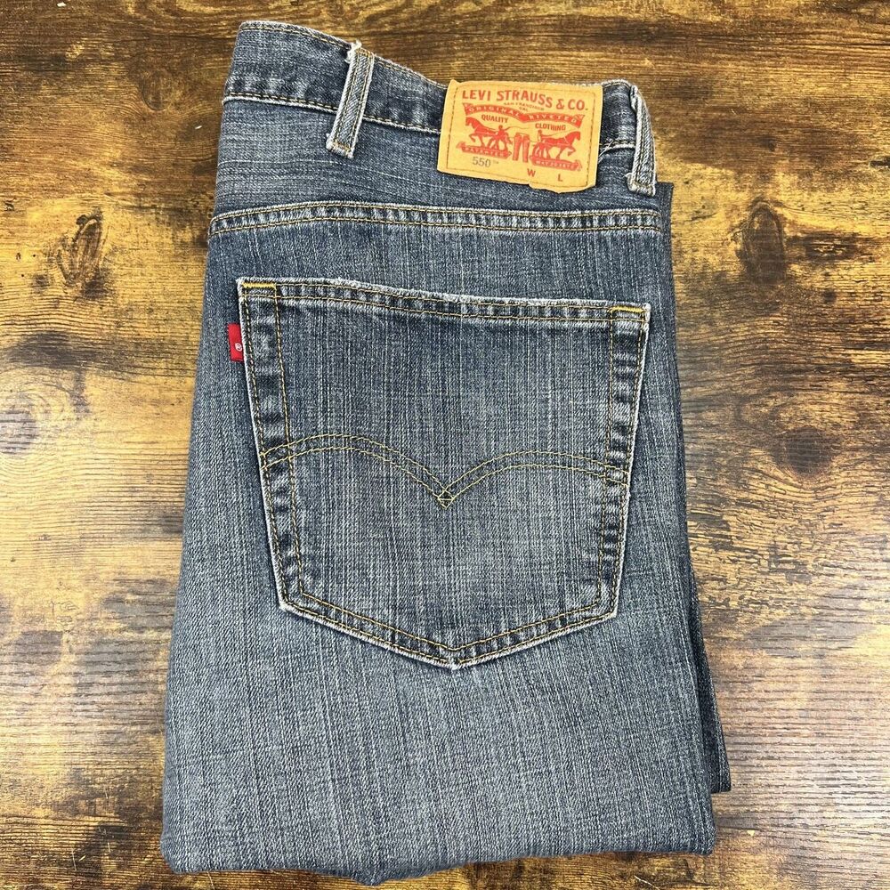 Levis 550 Jeans Pants Blue Denim 48X42 #627
